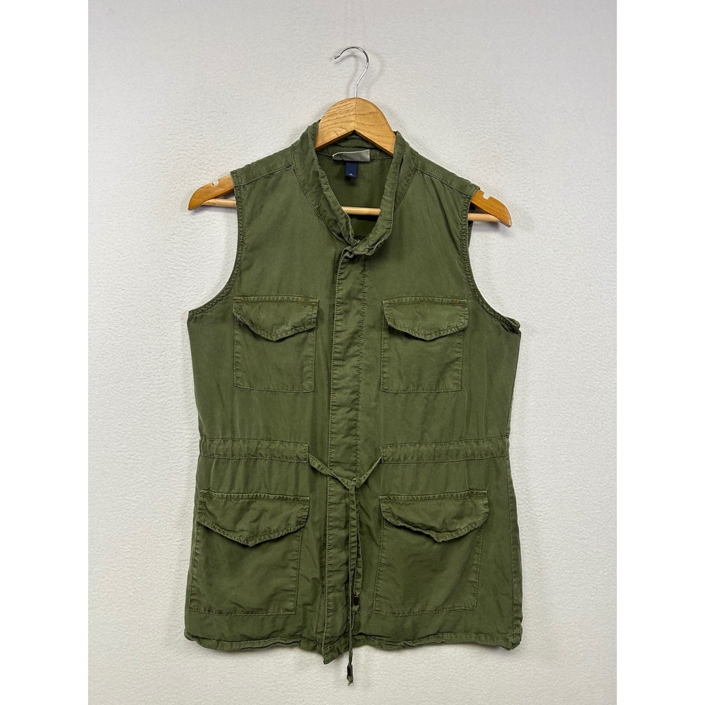 Universal Thread Utility Military‎ Gorpcore Womens Medium Olive Green Cargo Vest